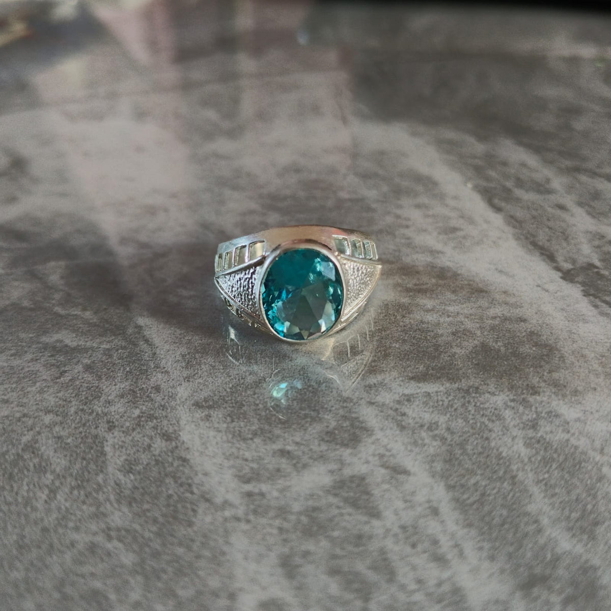 Anillo Piedra Azul