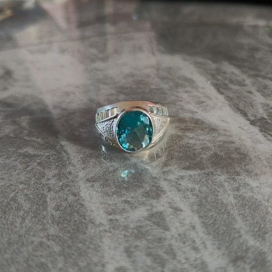 Anillo Piedra Azul