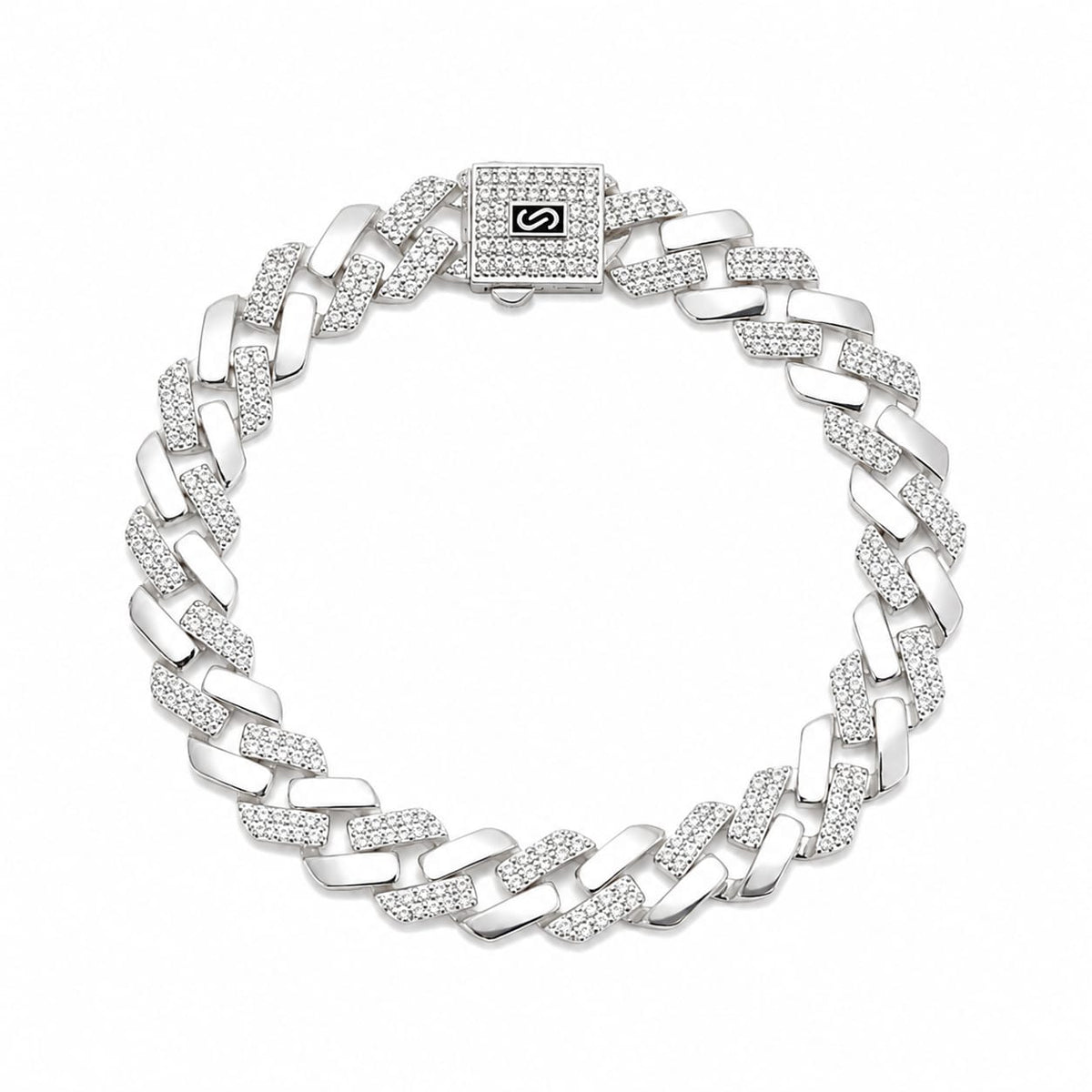 Pulso Monaco Mixto Con Zirconias