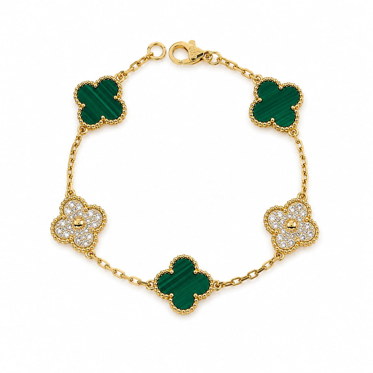 Pulso Estilo Trébol Verde