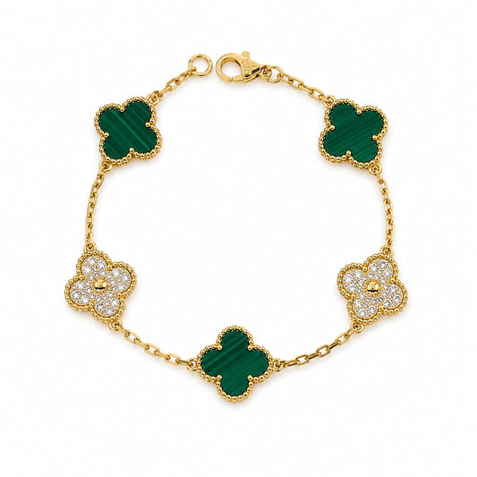 Pulso Estilo Trébol Verde