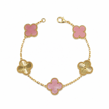 Pulso Estilo Trébol Rosa