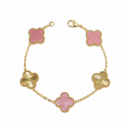 Pulso Estilo Trébol Rosa