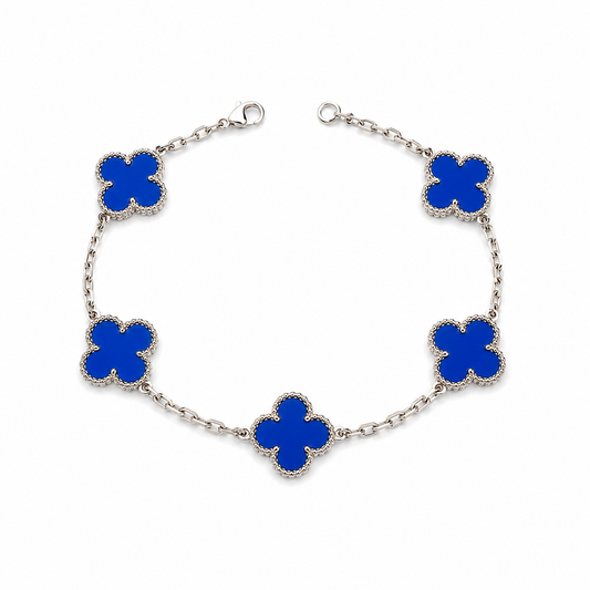 Pulso Estilo Trébol Azul